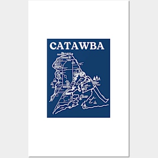 Catawba Map Posters and Art